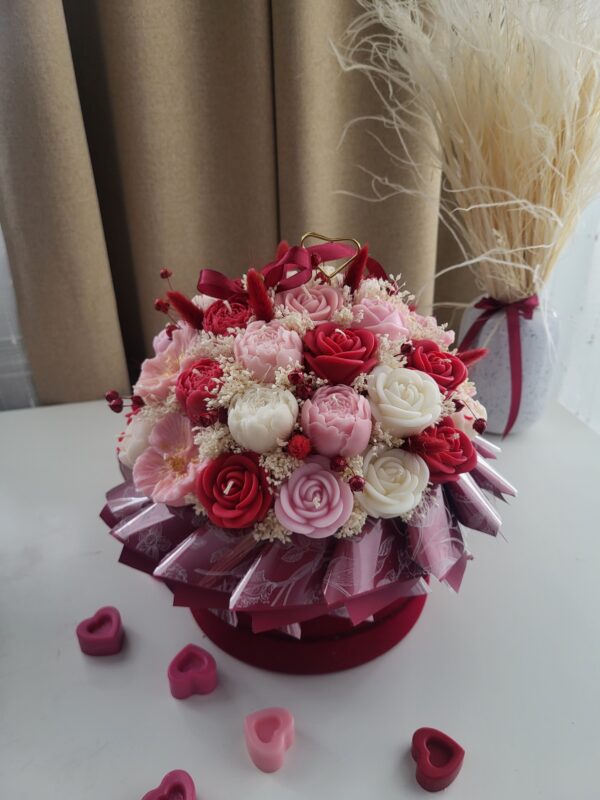 Flower Box rozm XXL - welur